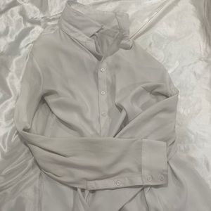 White button down shirt